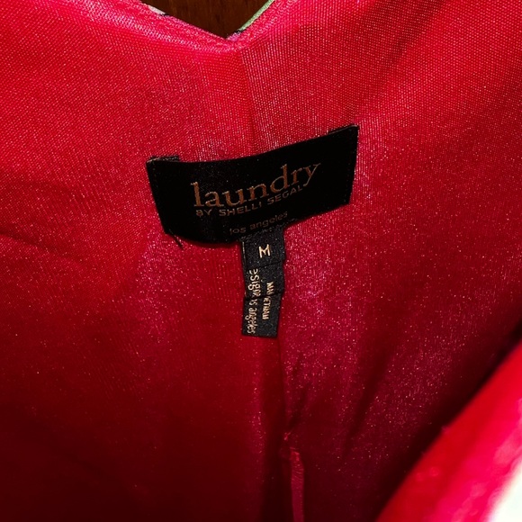 Laundry Shelli Segal Pink Print Shift Dress Calypso Paisley Floral Size M - Picture 3 of 5